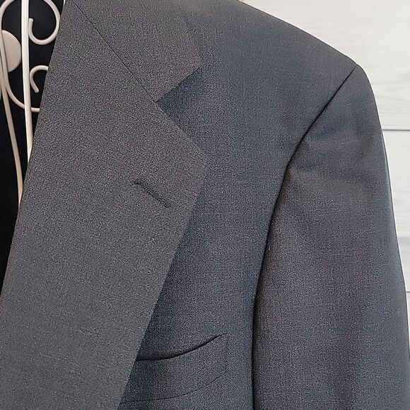 Nordstrom Mens Classic Grey Suit Blazer Size 44R - Picture 4 of 12